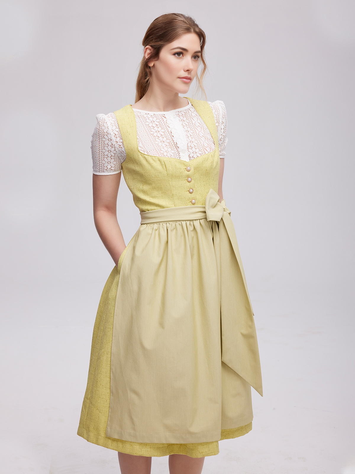 Schwarz Blaues Dirndl