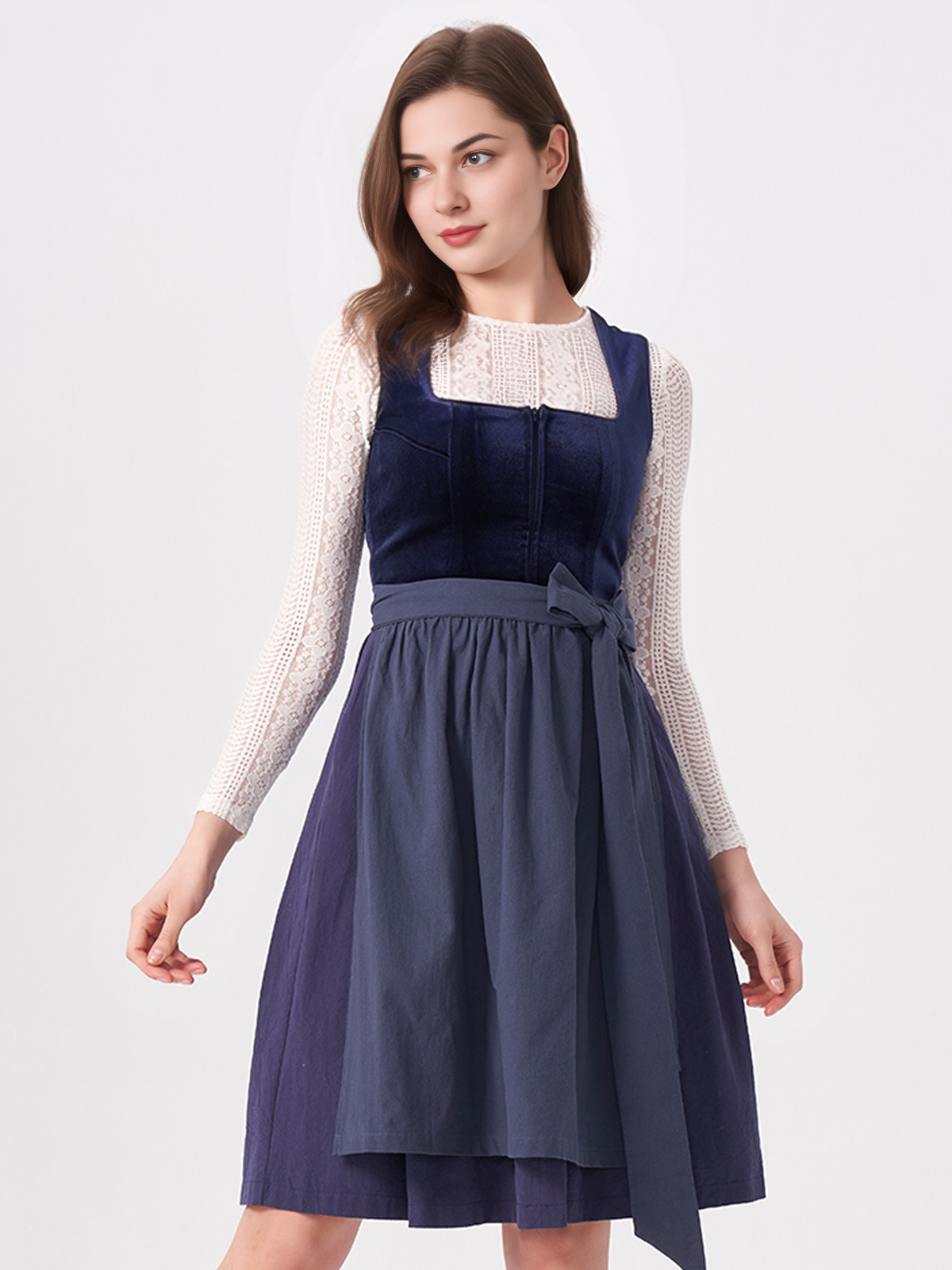 Dirndl in Blau