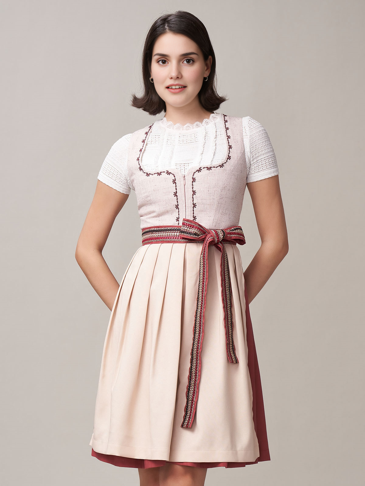 Dirndl in Rosa und Grün – ein moderner Look für festliche Anlässe