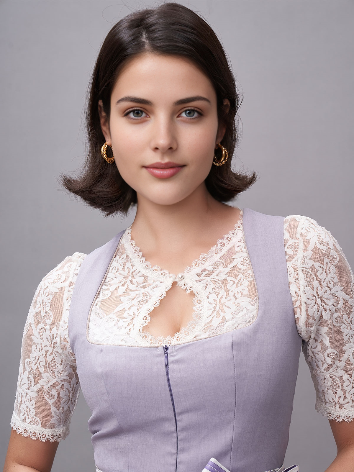 Dirndl in Lila – feminin und elegant
